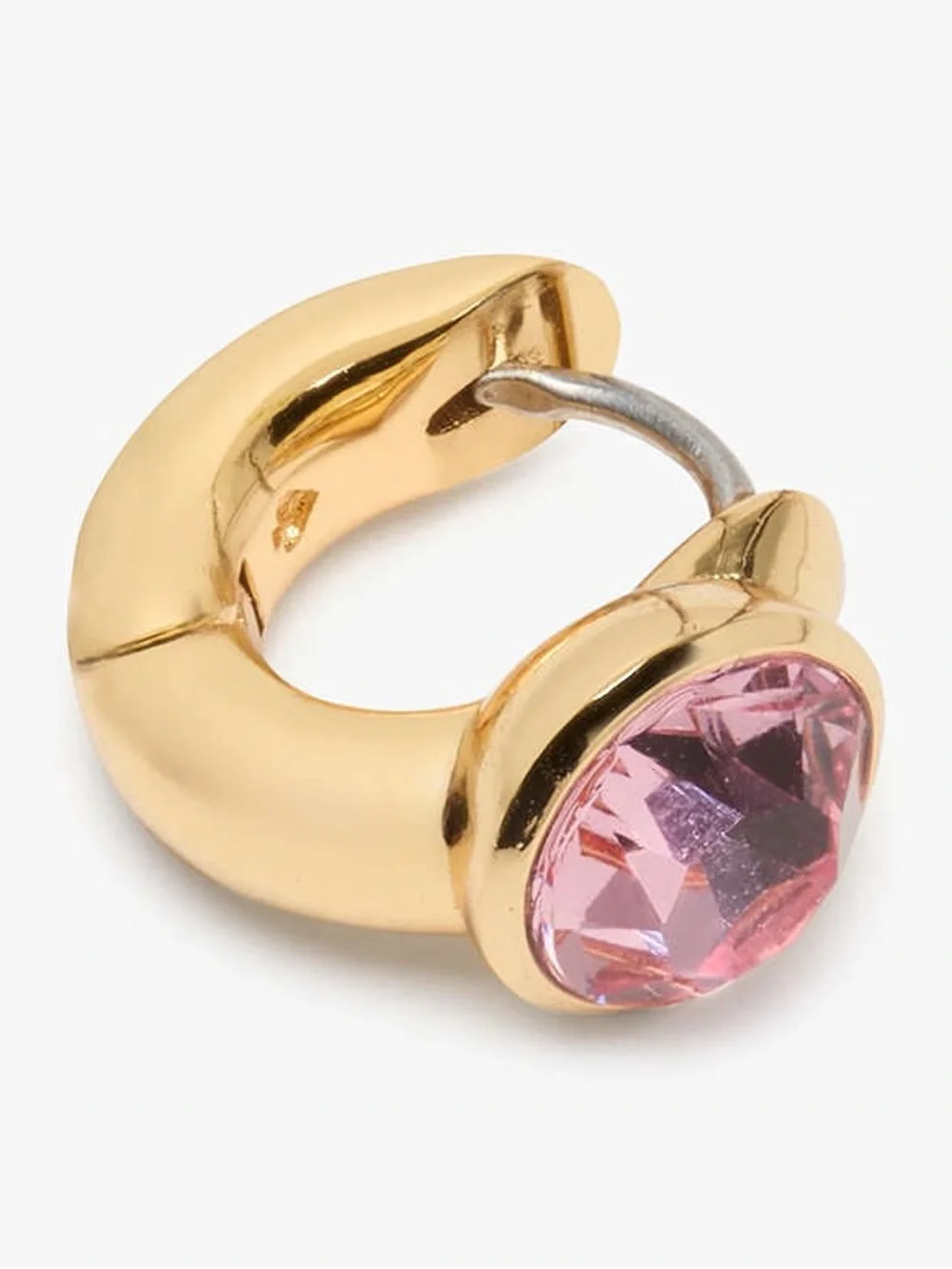 NWT $58 kate spade Keep Sparkling Round Huggies - Pink/Gold